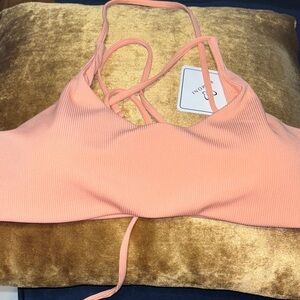 Women's Peach Bikini Top